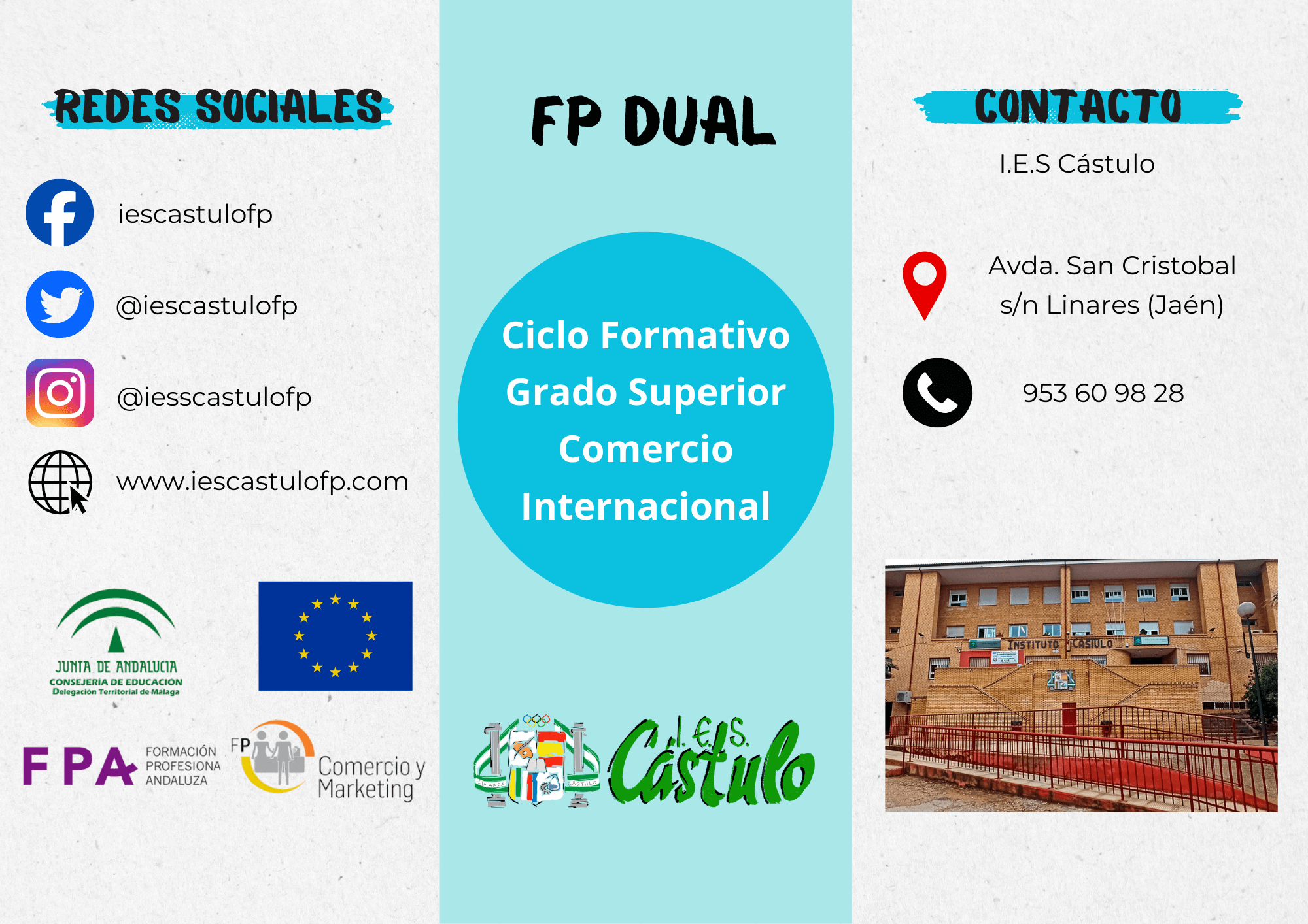 Tríptico Comercio Internacional