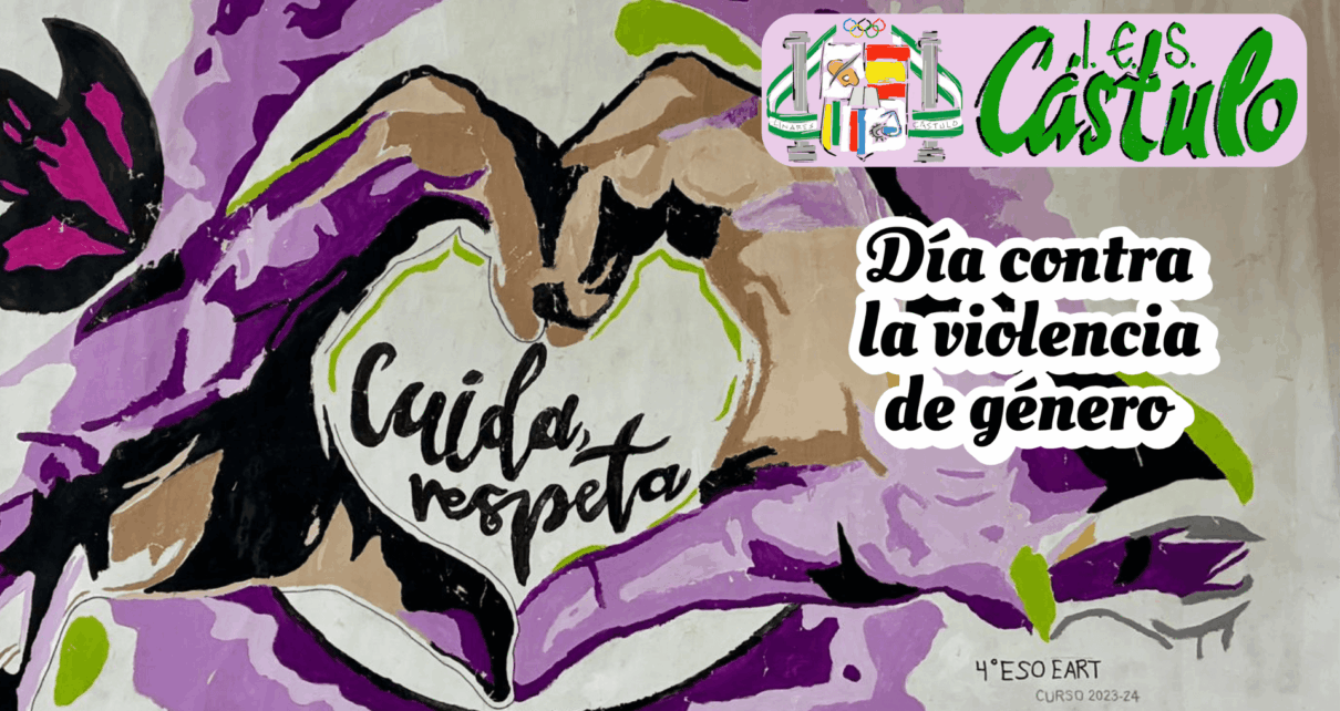 Portada día contra la violencia de género IES Cástulo